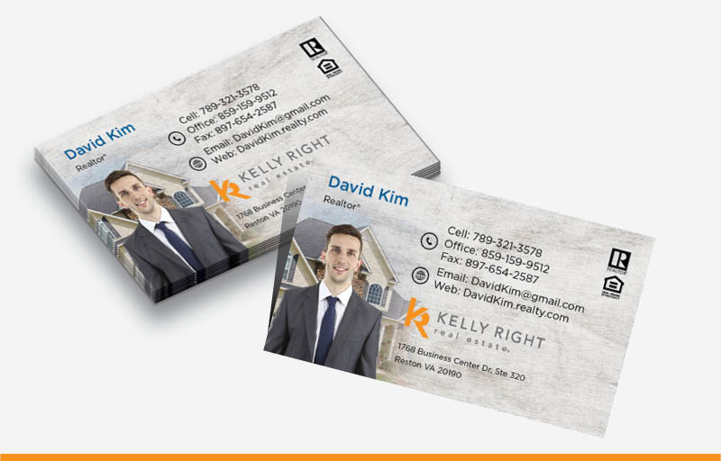 Kelly Right Real Estate Real Estate Silhouette Business Cards - Kelly Right Real Estate marketing materials | BestPrintBuy.com