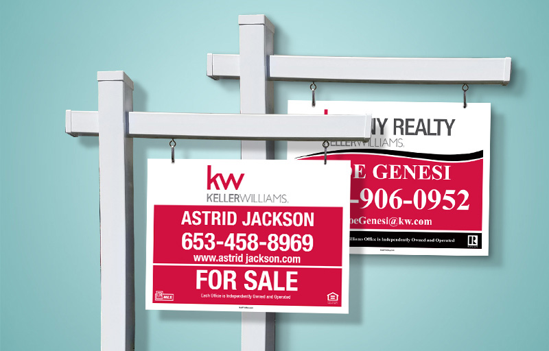 Keller Williams Real Estate Signs - KW Approved Vendor Signs for Realtors | BestPrintBuy.com