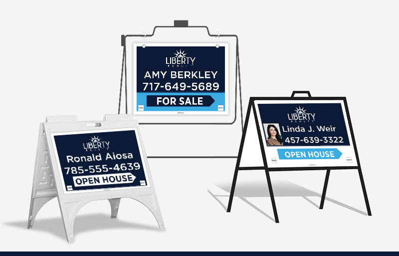 Liberty Realty Real Estate Signs - LIR Signs for Realtors | BestPrintBuy.com