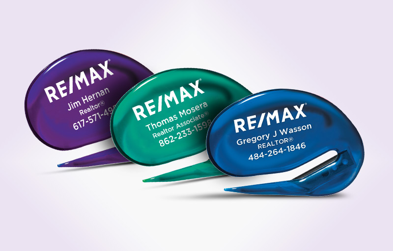 RE/MAX Real Estate Letter Openers -  personalized realtor Letter Openers promotional products | BestPrintBuy.com