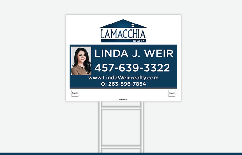 Lamacchia Realty Real Estate Signs - LR Approved Vendor Signs for Realtors | BestPrintBuy.com