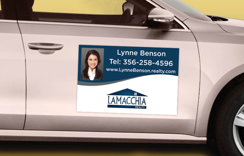 Lamacchia Realty Real Estate 12 x 18 with Photo Car Magnets - Custom car magnets for realtors | BestPrintBuy.com