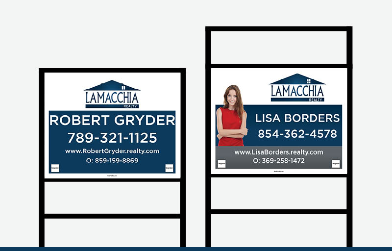 Lamacchia Realty Real Estate Signs - LR Approved Vendor Signs for Realtors | BestPrintBuy.com