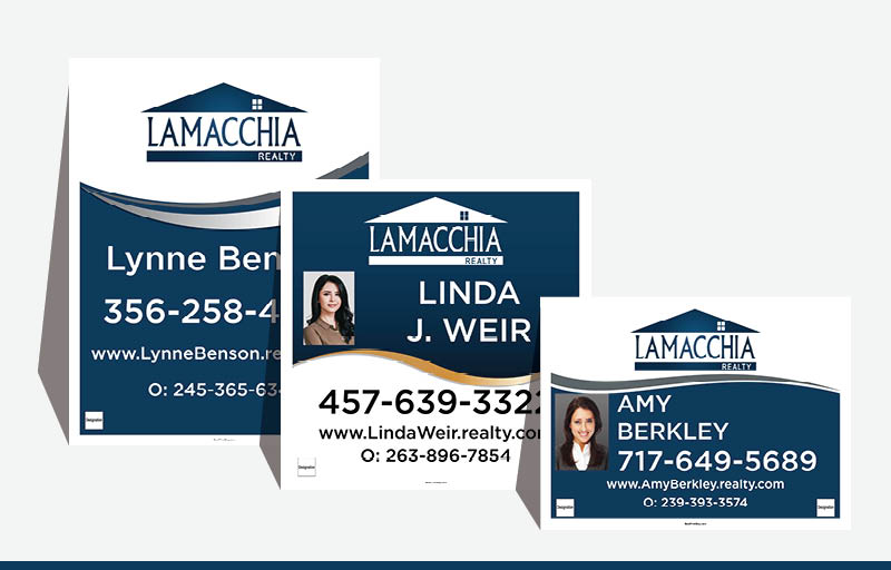 Lamacchia Realty Real Estate Signs - LR Approved Vendor Signs for Realtors | BestPrintBuy.com
