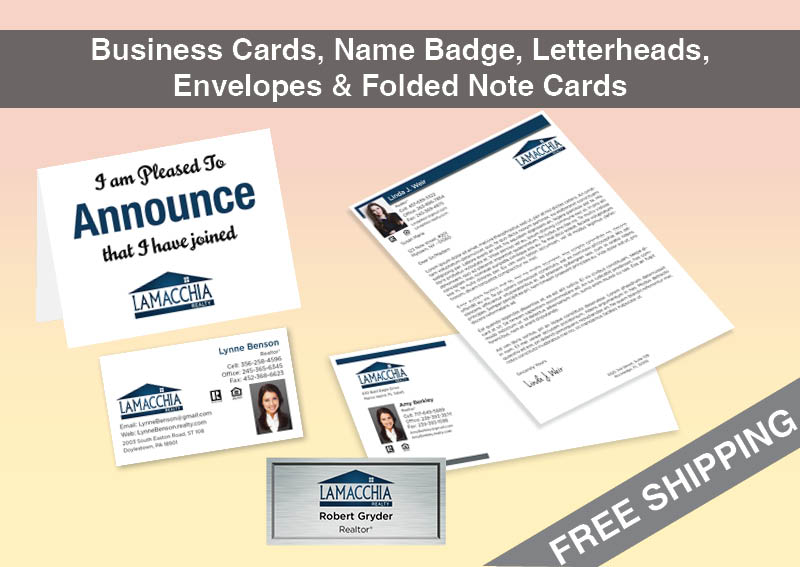 Lamacchia Realty Real Estate BC Agent Package - Lamacchia Realty approved vendor personalized business cards| BestPrintBuy.com