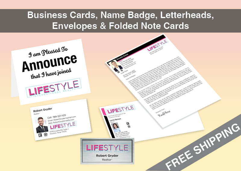 LIFESTYLE International Realty Real Estate BC Agent Package - LIFESTYLE International Realty approved vendor personalized business cards| BestPrintBuy.com