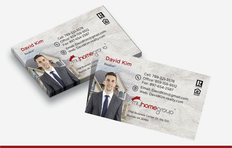 My Home Group Real Estate Silhouette Business Cards - My Home Group marketing materials | BestPrintBuy.com