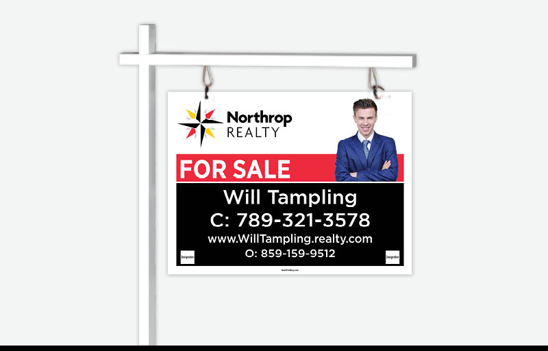 Northrop Realty Real Estate Signs -  Signs for Realtors | BestPrintBuy.com