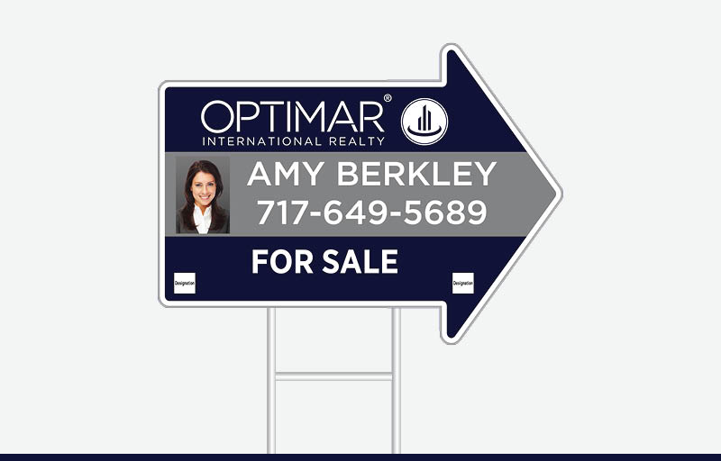 Optimar International Real Estate Signs - OIR Signs for Realtors | BestPrintBuy.com