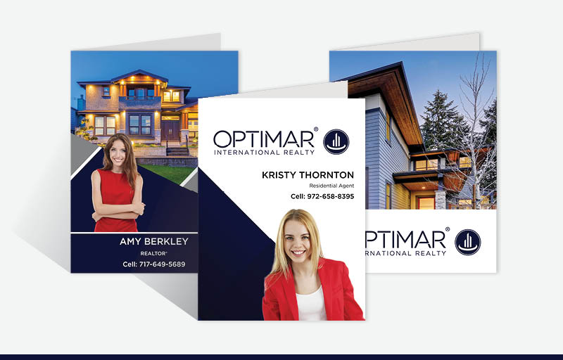 Optimar International Real Estate Custom Presentation Folders - custom folders | BestPrintBuy.com