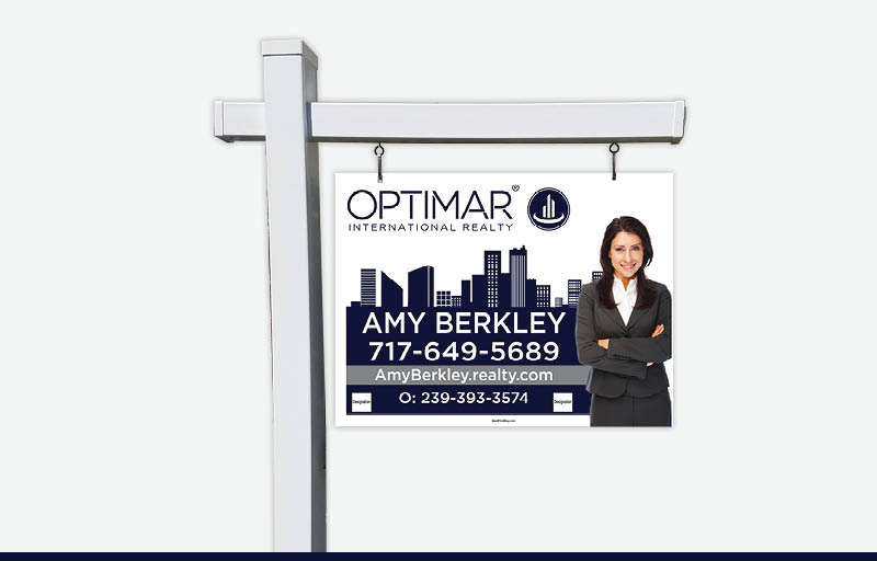 Optimar International Real Estate Signs - OIR Signs for Realtors | BestPrintBuy.com