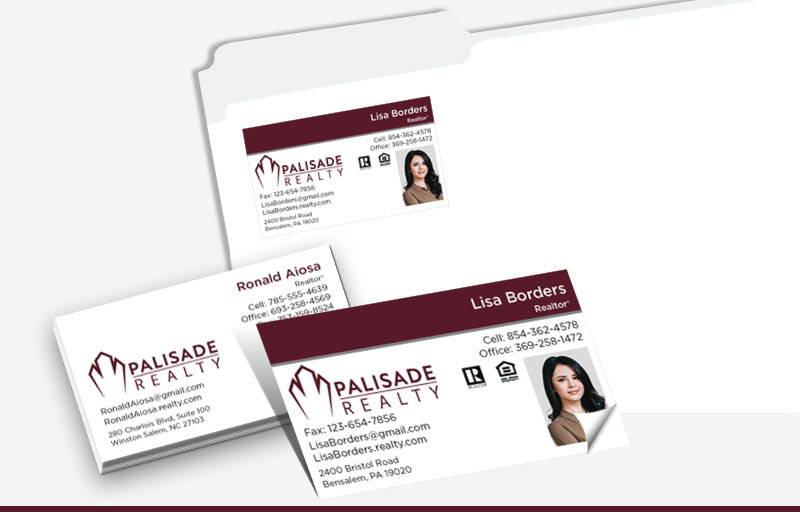 Business card label