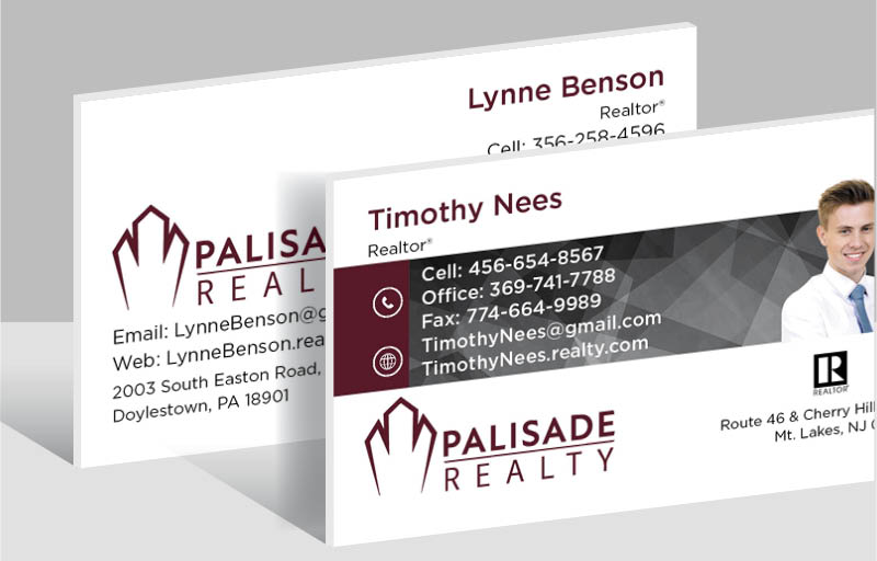 Palisade Realty Real Estate Ultra Thick Business Cards - Thick Stock & Matte Finish Business Cards for Realtors | BestPrintBuy.com