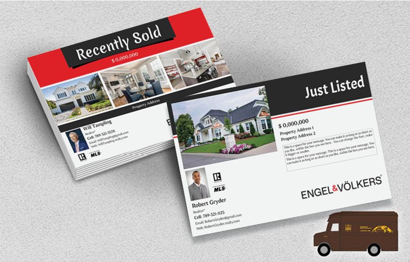 Engel Volkers Real Estate Postcards (Delivered to you) - Engel Volkers postcard templates | BestPrintBuy.com