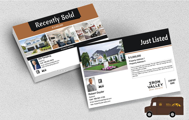 Iron Valley Real Estate Postcards (Delivered to you) - Iron Valley postcard templates | BestPrintBuy.com