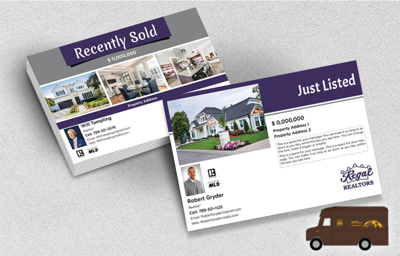 Regal Realtors Real Estate Postcards (Delivered to you) - Regal Realtors  postcard templates | BestPrintBuy.com