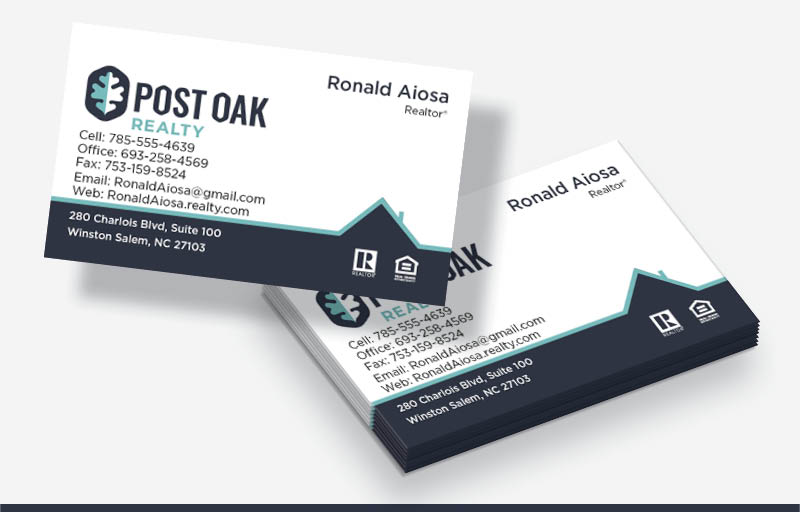 Post Oak Realty Real Estate Business Card Magnets Without Photo - Post Oak Realty  personalized marketing materials | BestPrintBuy.com