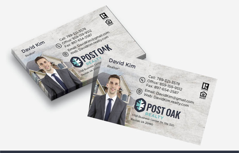 Post Oak Realty Real Estate Silhouette Business Card Magnets - Post Oak Realty personalized marketing materials | BestPrintBuy.com