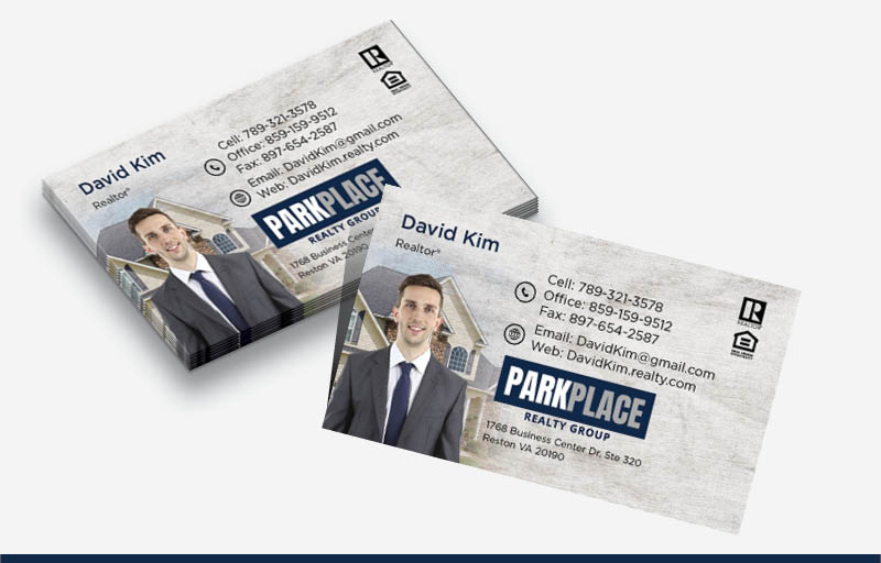 Park Place Realty Group Real Estate Silhouette Business Cards - Park Place Realty Group marketing materials | BestPrintBuy.com