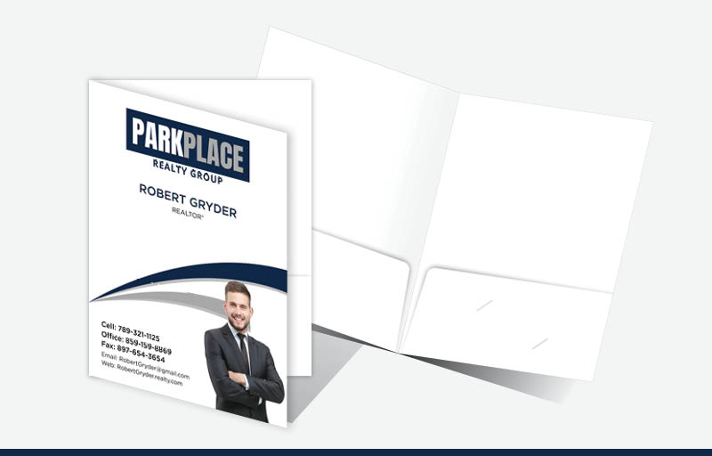 Park Place Realty Group Econo Presentation Folders - custom folders | BestPrintBuy.com