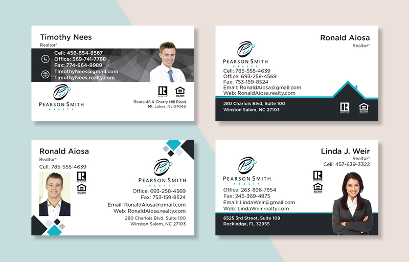Pearson Smith Realty Real Estate Business Card Magnets - magnets with photo and contact info | BestPrintBuy.com