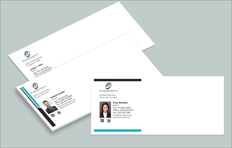 Pearson Smith Realty Real Estate #10 Envelopes - Custom #10 Envelopes Stationery for Realtors | BestPrintBuy.com