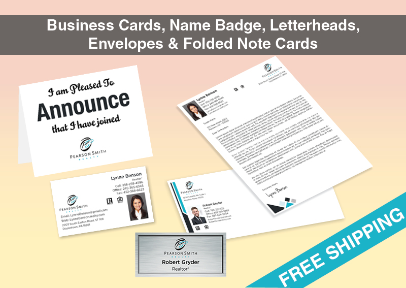 Pearson Smith Realty Real Estate BC Agent Package - Pearson Smith Realty approved vendor personalized business cards| BestPrintBuy.com