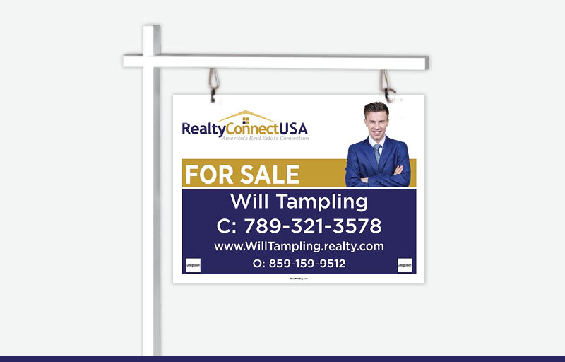 Realty Connect Real Estate Signs -  Signs for Realtors | BestPrintBuy.com