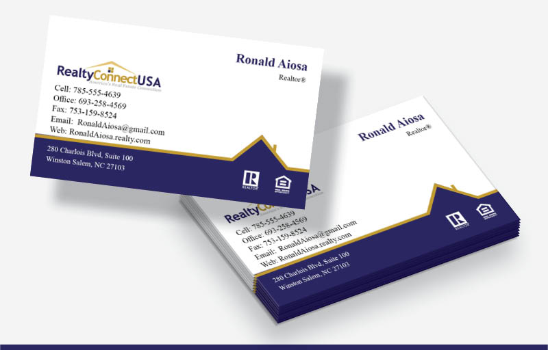 Realty Connect USA Real Estate Business Card Magnets Without Photo - Realty Connect USA  personalized marketing materials | BestPrintBuy.com