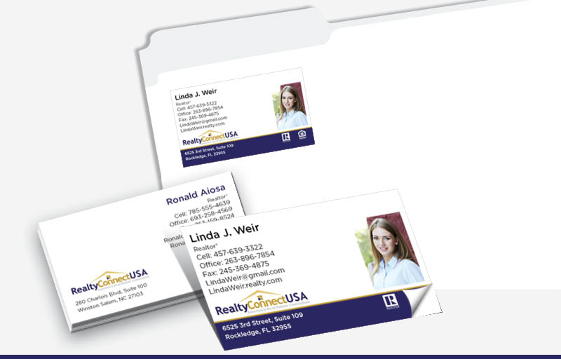 Business card label