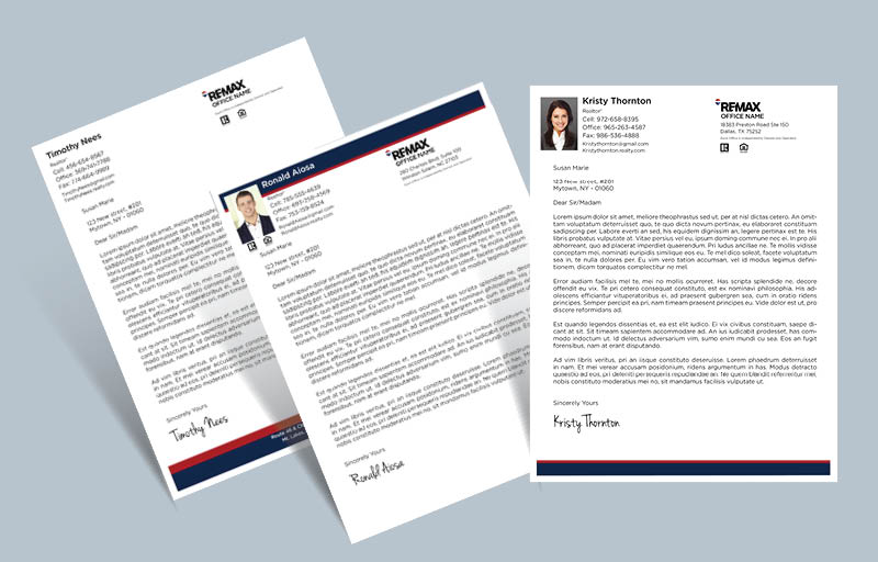 RE/MAX Real Estate Stationery: Letterhead and Envelopes re-max-real-estate-stationery-letterhead-and-envelopes
