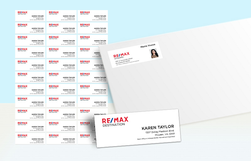 Re Max Real Estate Stickers Address Shipping Labels