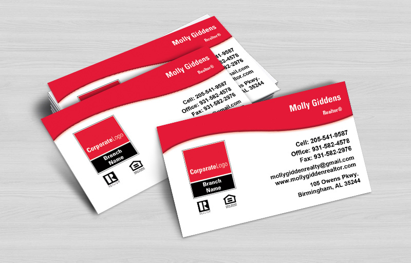 Real Living Real Estate  Business Cards Without Photo - Real Living Real Estate  marketing materials | BestPrintBuy.com
