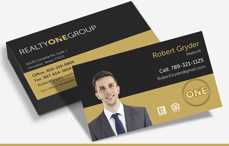 Realty One Group Real Estate Matching Two-Sided Business Cards - Realty One Group marketing materials | BestPrintBuy.com