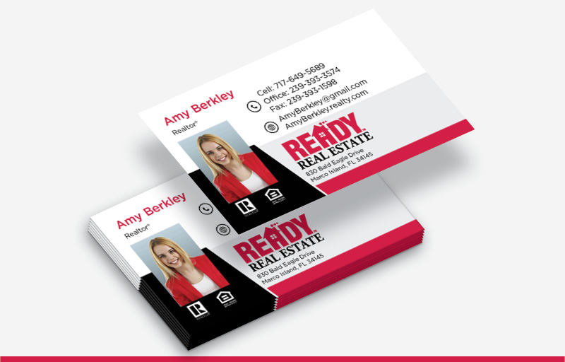 Ready Real Estate Business Cards With Photo - Ready Real Estate  marketing materials | BestPrintBuy.com