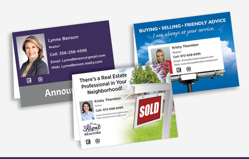 Regal Realtors Real Estate Postcard Mailing -  direct mail postcard templates and mailing services | BestPrintBuy.com
