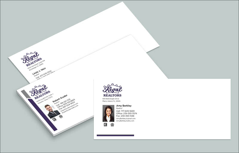 Regal Realtors Real Estate #10 Envelopes - Custom #10 Envelopes Stationery for Realtors | BestPrintBuy.com