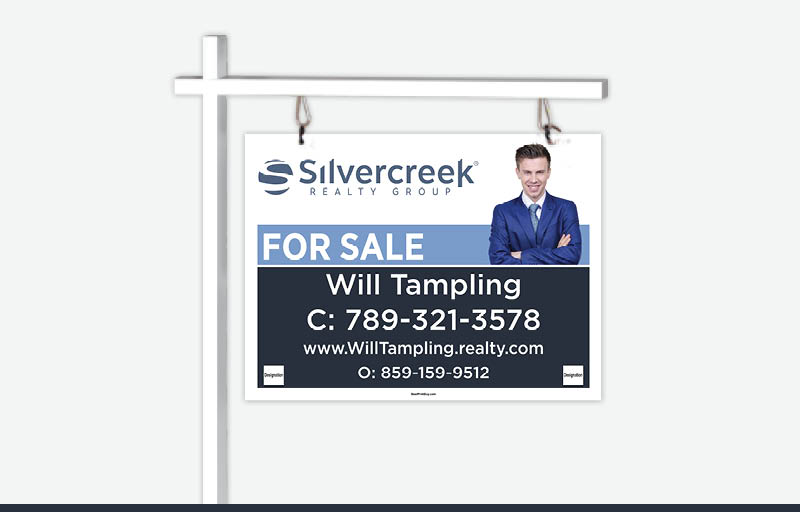 Silvercreek Realty Real Estate Signs -  Signs for Realtors | BestPrintBuy.com