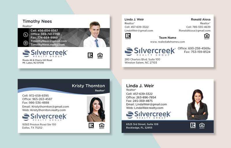 Silvercreek Realty Group Real Estate Business Card Magnets - magnets with photo and contact info | BestPrintBuy.com