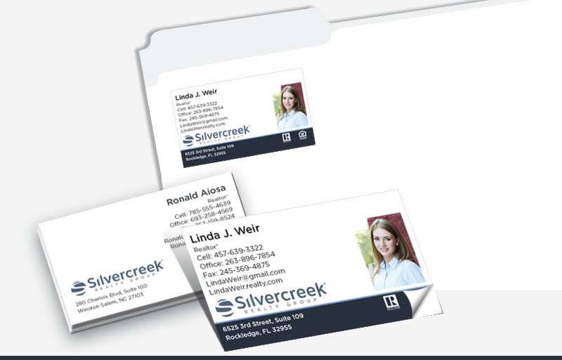 Business card label