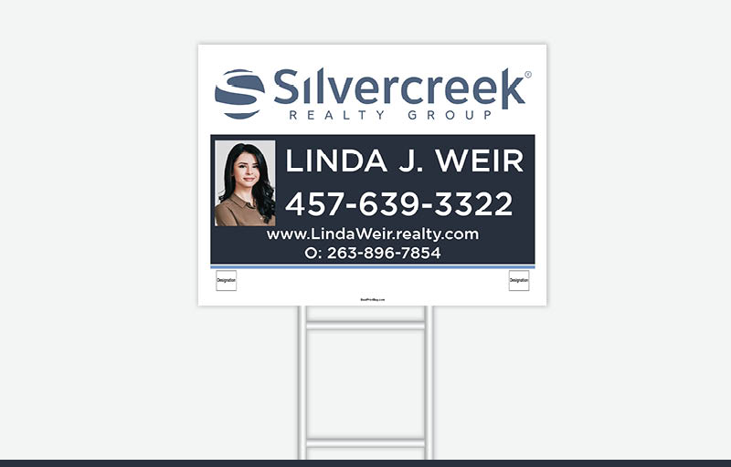 Silvercreek Realty Group Real Estate Signs - SCR Approved Vendor Signs for Realtors | BestPrintBuy.com