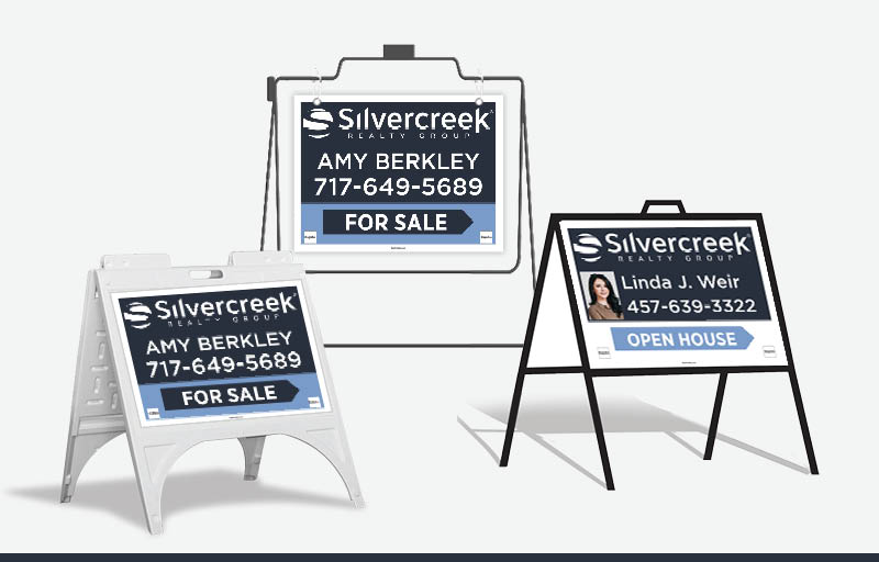 Silvercreek Realty Group Real Estate Signs - SCR Approved Vendor Signs for Realtors | BestPrintBuy.com