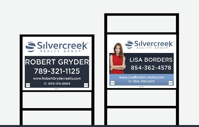 Silvercreek Realty Group Real Estate Signs - SCR Approved Vendor Signs for Realtors | BestPrintBuy.com