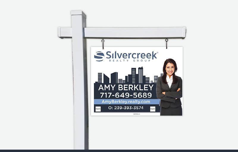 Silvercreek Realty Group Real Estate Signs - SCR Approved Vendor Signs for Realtors | BestPrintBuy.com