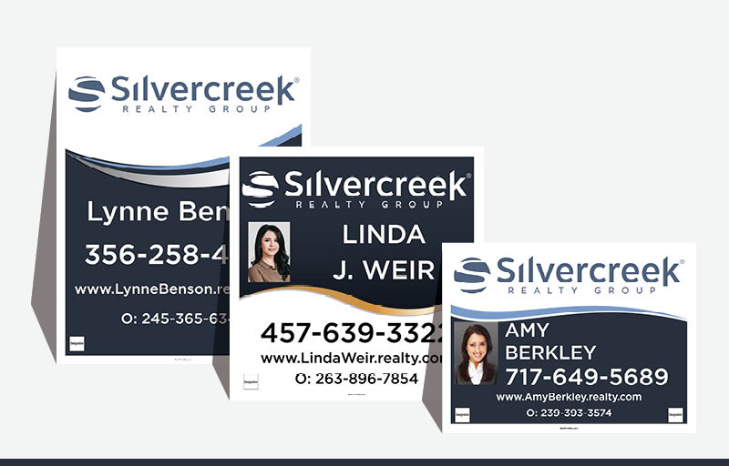 Silvercreek Realty Group Real Estate Signs - SCR Approved Vendor Signs for Realtors | BestPrintBuy.com