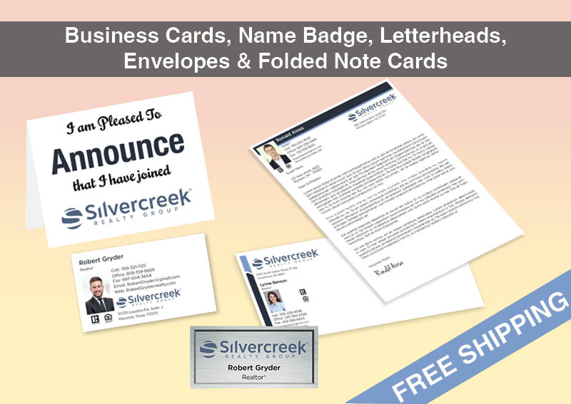 Silvercreek Realty Group Real Estate BC Agent Package - Silvercreek Realty Group approved vendor personalized business cards| BestPrintBuy.com