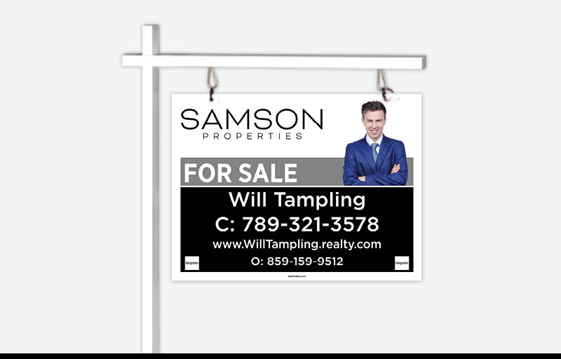 Samson Properties Real Estate Signs -  Signs for Realtors | BestPrintBuy.com