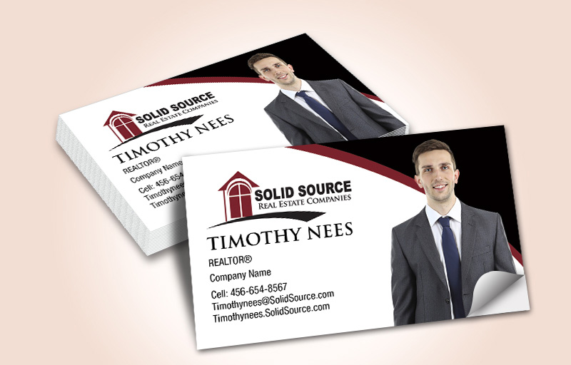 Solid Source Business Card Labels Stickers Glossy, Thick, Online