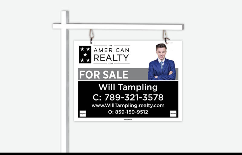 The American Realty Real Estate Signs -  Signs for Realtors | BestPrintBuy.com