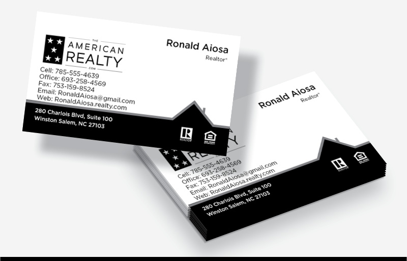 The American Realty Real Estate Business Card Magnets Without Photo - The American Realty  personalized marketing materials | BestPrintBuy.com